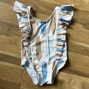 Kate Quinn One- Piece Ruffle Surfboard Bathing Suit